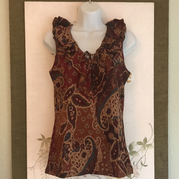 LAUREN Ruffled tank S - Picture 10 of 10